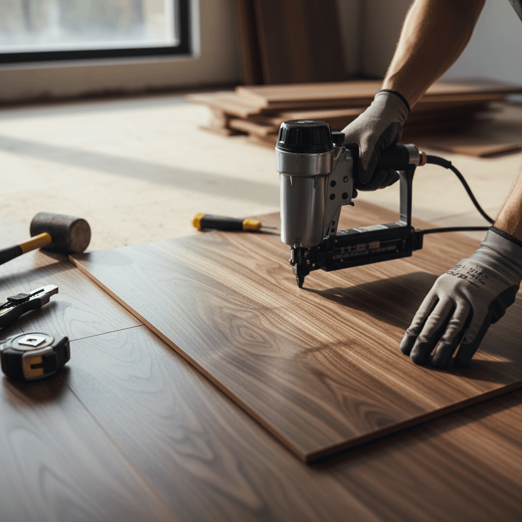 Quality flooring installation showcasing craftsmanship